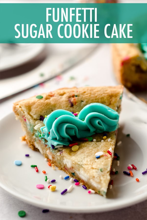 Funfetti Sugar Cookie Cake
