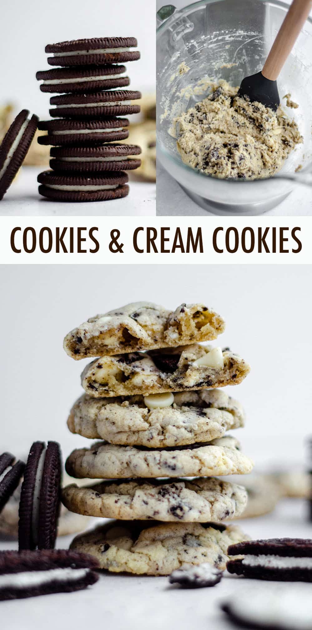 Chewy, no chill white chocolate chip cookies filled with chunks of crunchy Oreo cookies. via @frshaprilflours