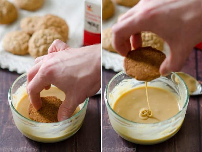 Molasses Iced Oatmeal Cookies: Quick and easy oatmeal cookies covered in a sweet and bold-flavored molasses icing.