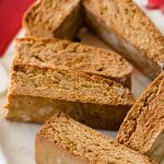 Gingerbread Biscotti: Traditional Italian cookies spiced with all the flavors of the holiday season, ready for a dunk in some eggnog!