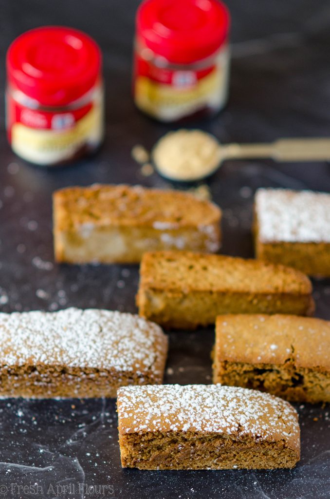 Gingerbread Biscotti: Traditional Italian cookies spiced with all the flavors of the holiday season, ready for a dunk in some eggnog!