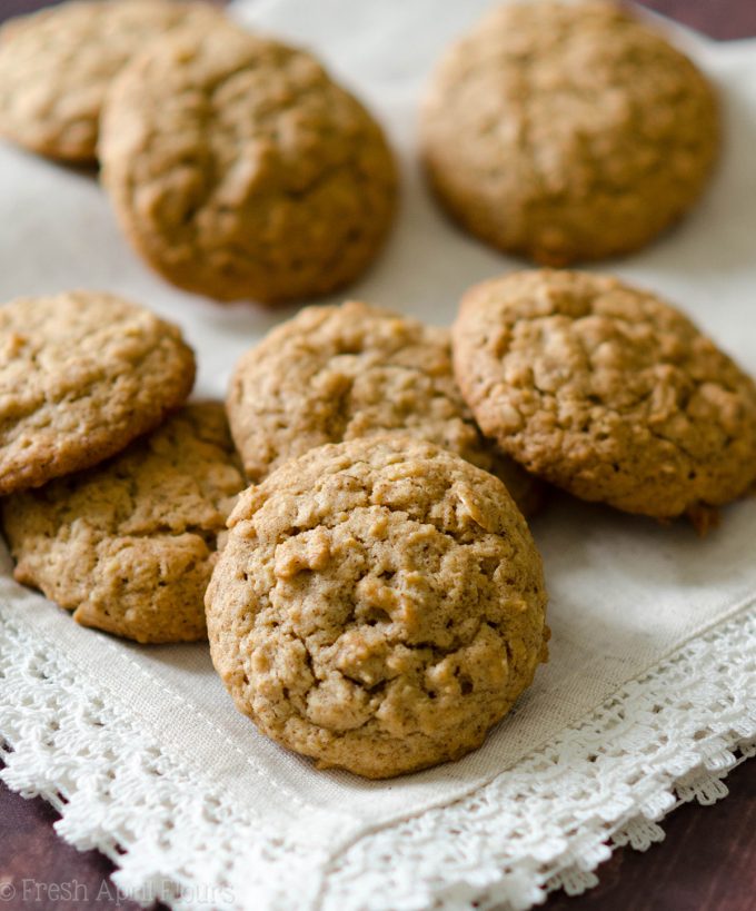 Molasses Iced Oatmeal Cookies: Quick and easy oatmeal cookies covered in a sweet and bold-flavored molasses icing.