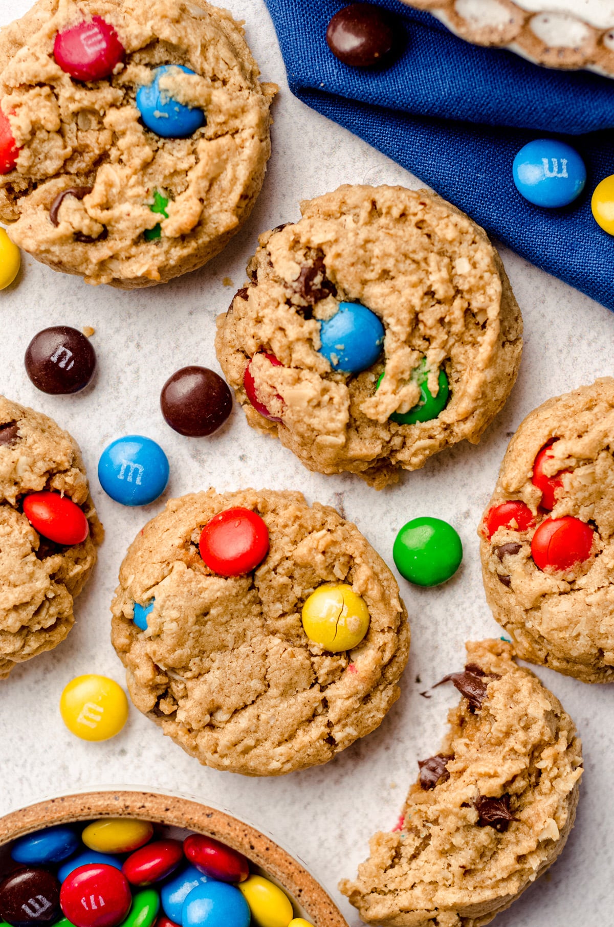 aerial photo of monster cookies