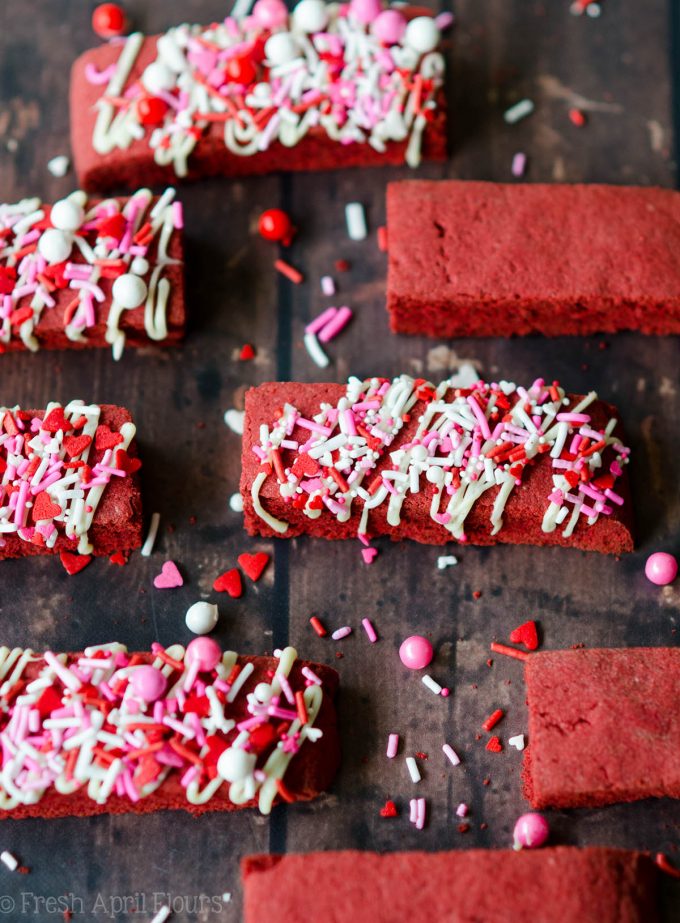 Red Velvet Biscotti: A Valentine's Day twist on classic biscotti using red velvet cake mix.