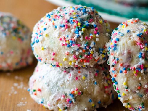 Funfetti Snowballs