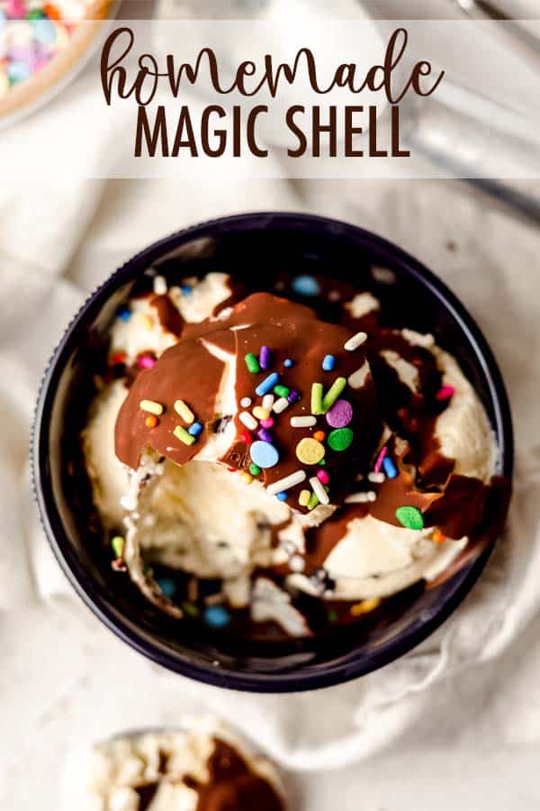 An easy, 3-ingredient recipe for magic shell you can make at home. Bring on the sundaes! via @frshaprilflours