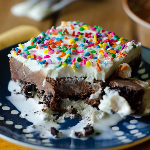 Homemade Birthday Cake Ice Cream Cake - The Cookie Writer
