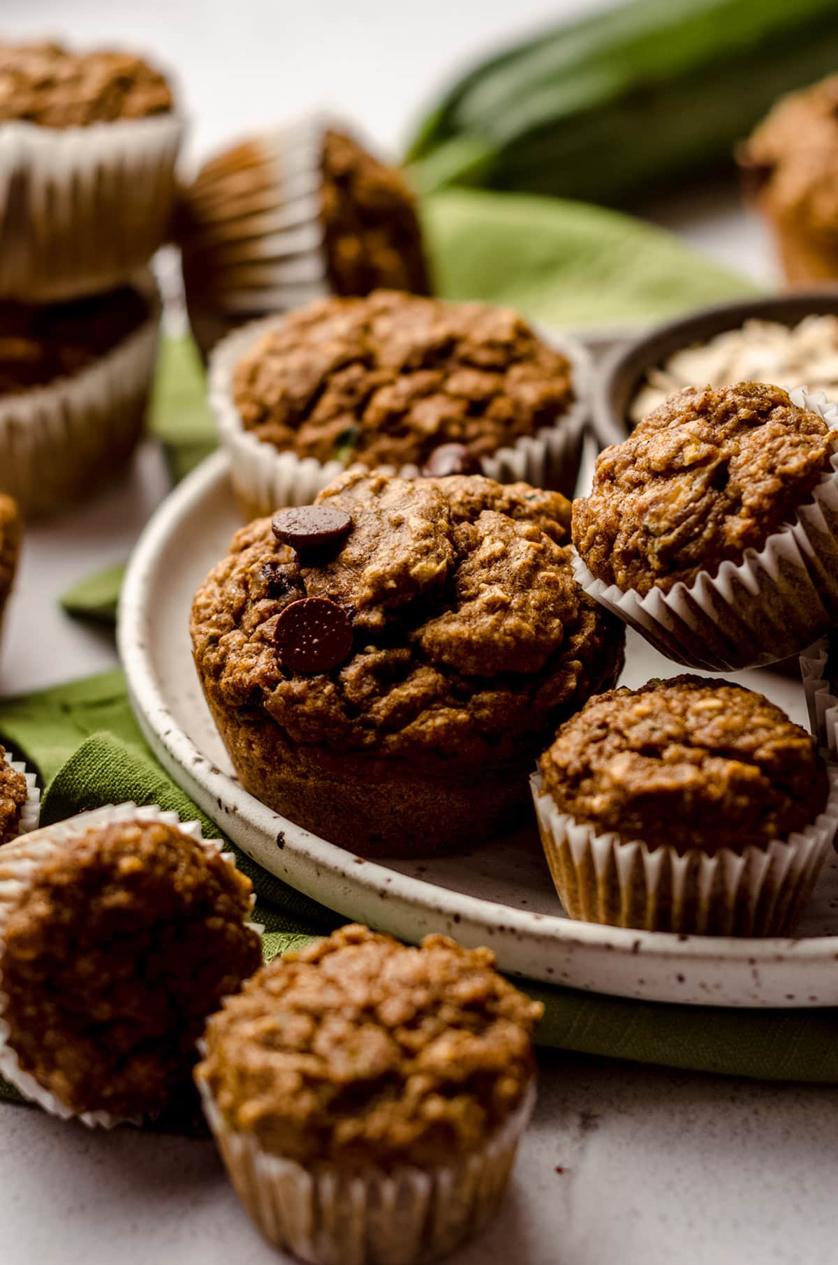 plate of toddler muffins