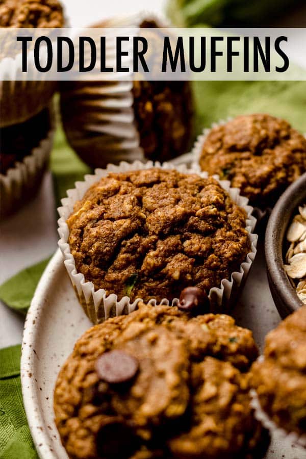 Whole wheat muffins made with shredded zucchini and pureéd pumpkin, sweetened with mashed bananas, applesauce, and minimal sugar. Suitable for toddlers, children, kids, big kids, and adults! via @frshaprilflours