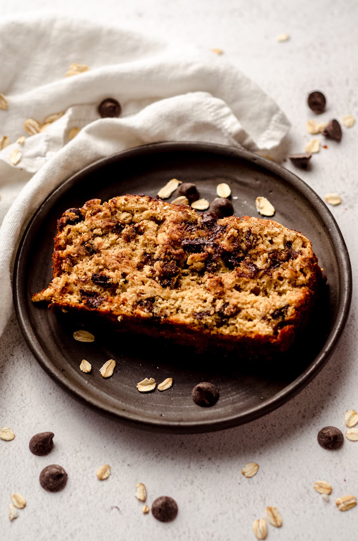 slice of lactation quick bread on a plate