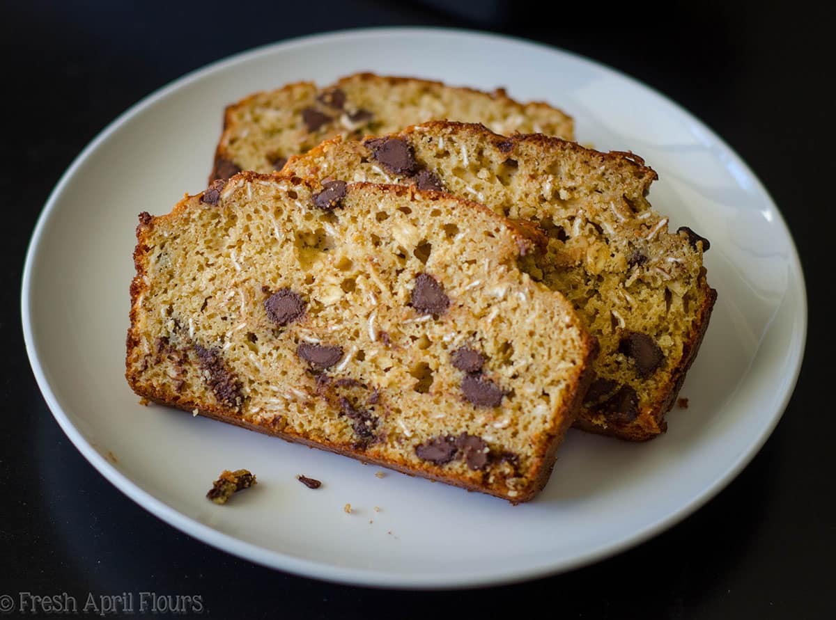 Oatmeal Chocolate Chip Lactation Quick Bread