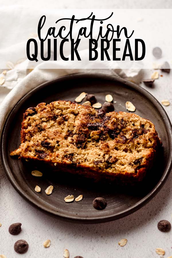 An easy, hearty oatmeal quick bread filled with plenty of galactagogues to encourage milk production in breastfeeding people. via @frshaprilflours