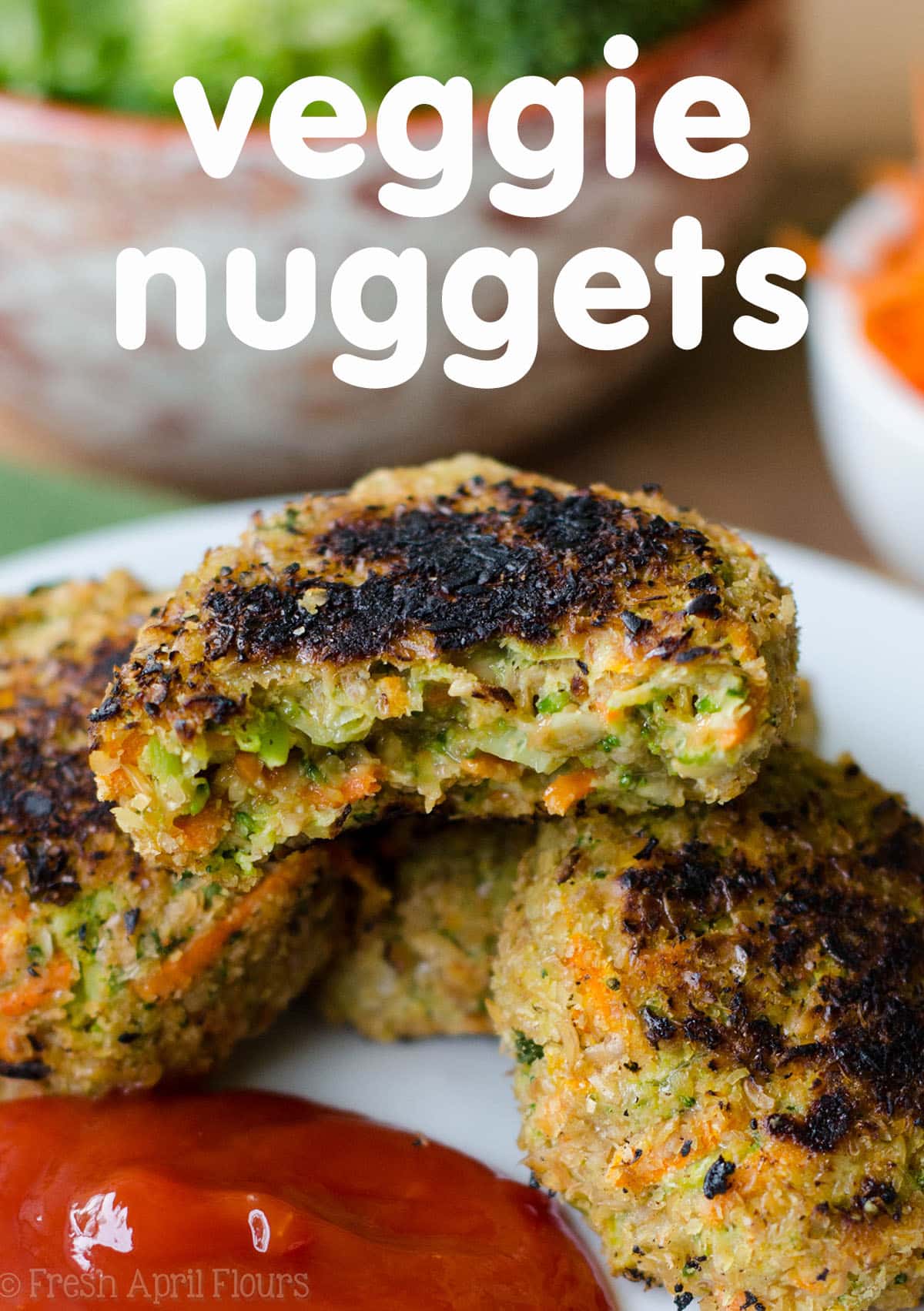 Veggie Nuggets: Gluten-free vegetable patties perfect for little hands and adults alike. via @frshaprilflours