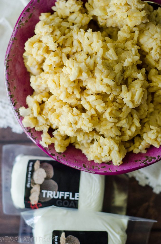 Truffle Goat Cheese Risotto: Classic risotto gets a jazzy makeover with creamy goat cheese and earthy truffle notes.