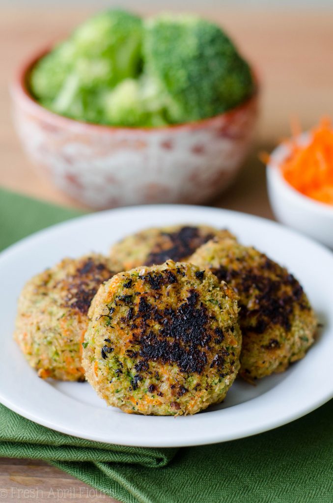 Veggie Nuggets: Gluten-free vegetable patties perfect for little hands and adults alike.