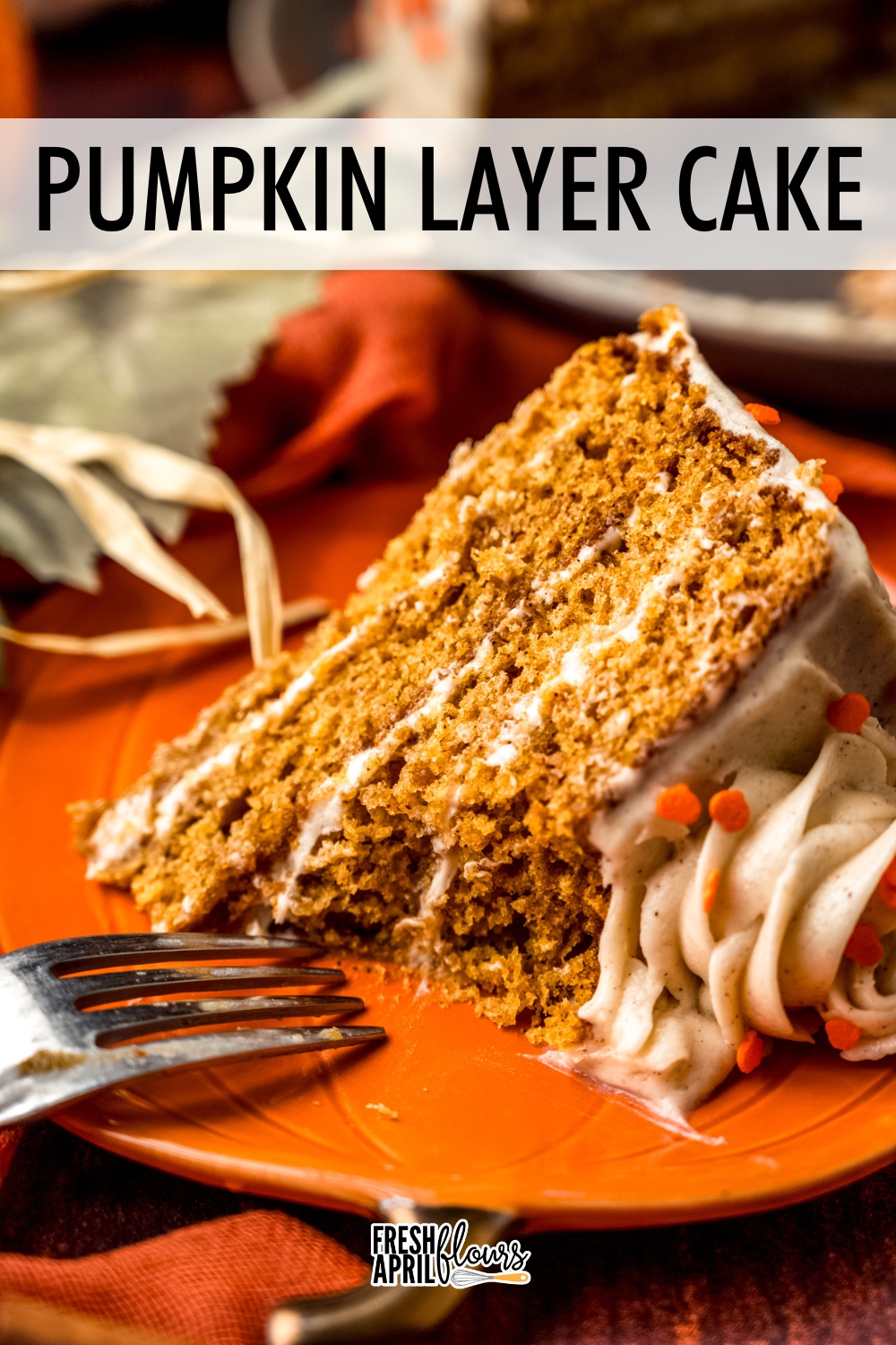 This supremely moist and tender pumpkin cake is made with nutty browned butter and real pumpkin and smothered in a smooth and creamy maple and cinnamon cream cheese frosting. via @frshaprilflours