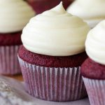 Red Velvet Cupcakes with Cream Cheese Frosting: Fluffy and tangy cupcakes topped with a sweet cream cheese frosting. A cupcake classic!