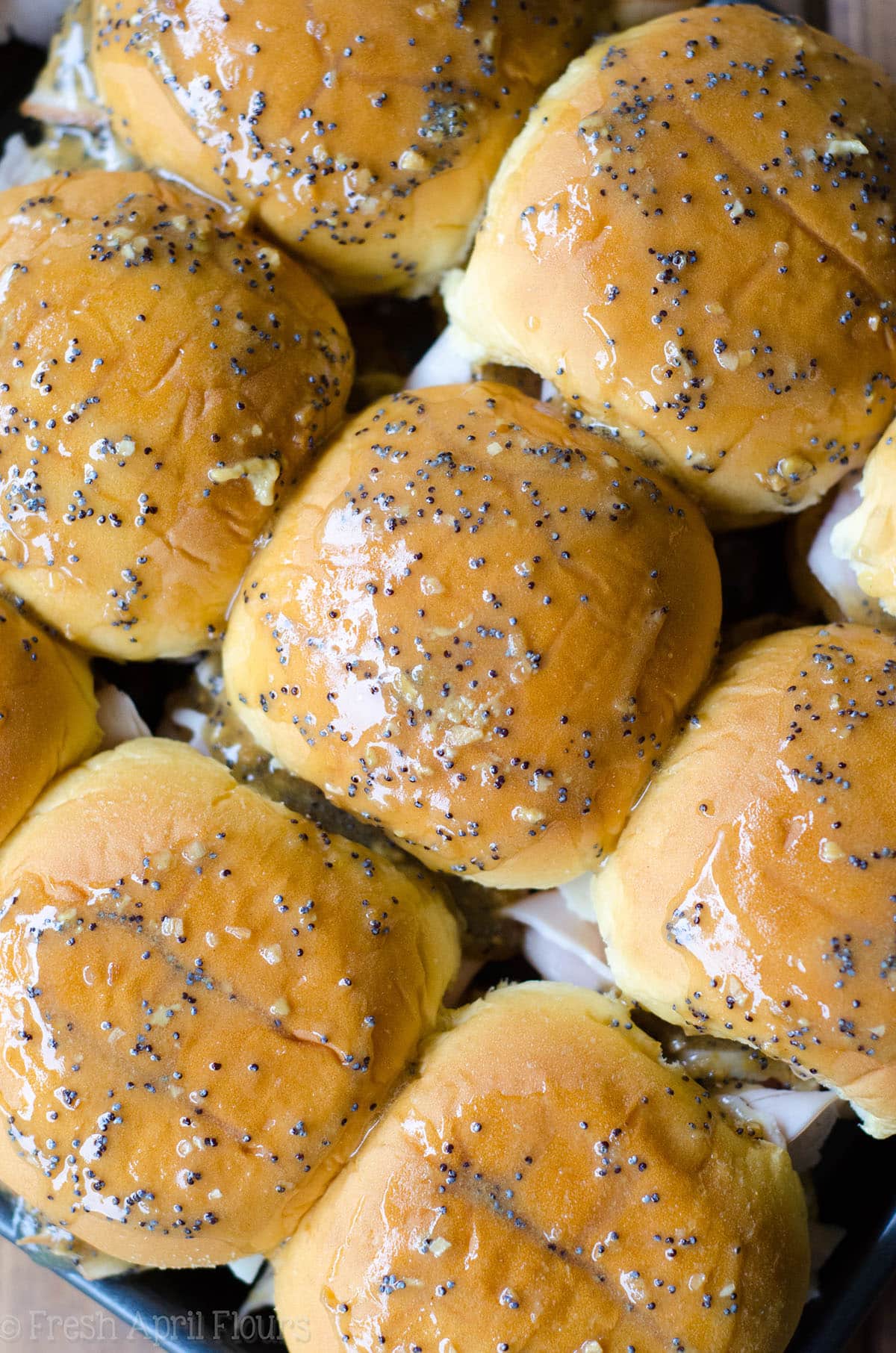 Baked Turkey and Cheese Sliders