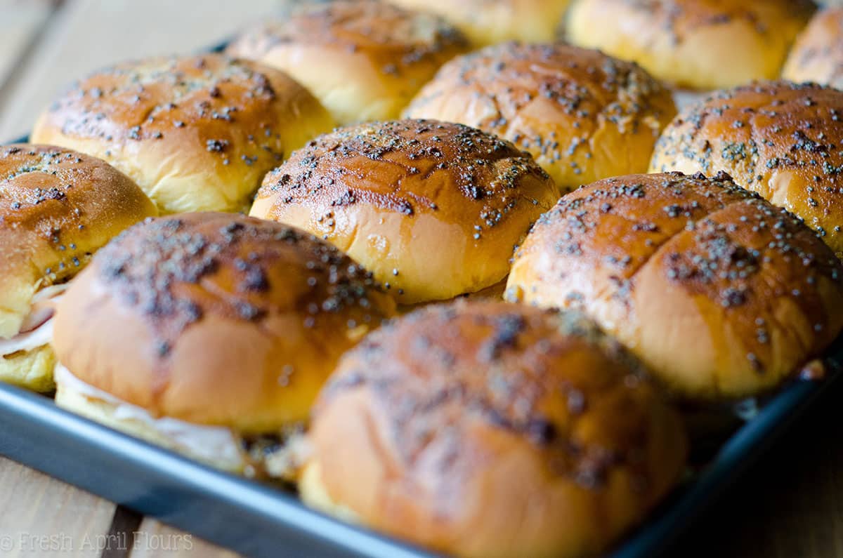 Baked Turkey and Cheese Sliders