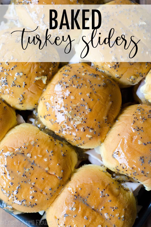 Baked Turkey and Cheese Sliders