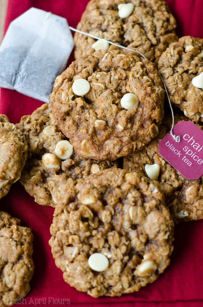 Chai Spiced Oatmeal Cookies: Classic oatmeal cookies get a spicy makeover with cinnamon, cardamom, and ginger. 