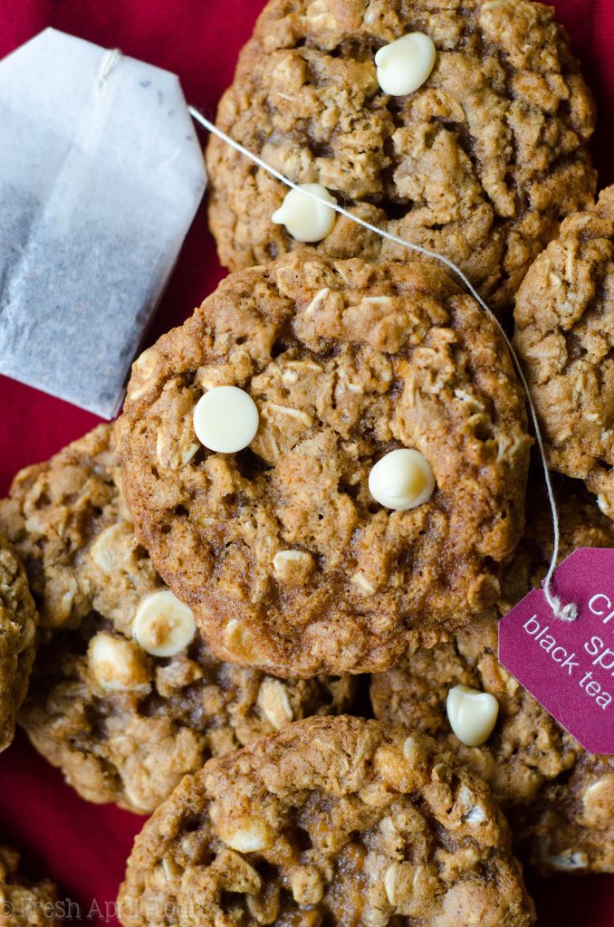 chai spiced oatmeal cookies