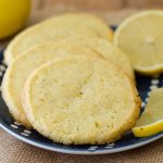 Lemon Pepper Slice & Bake Cookies: Sweet and tart lemon cookies, spiced with a hint of black pepper, and textured with crunchy cornmeal.