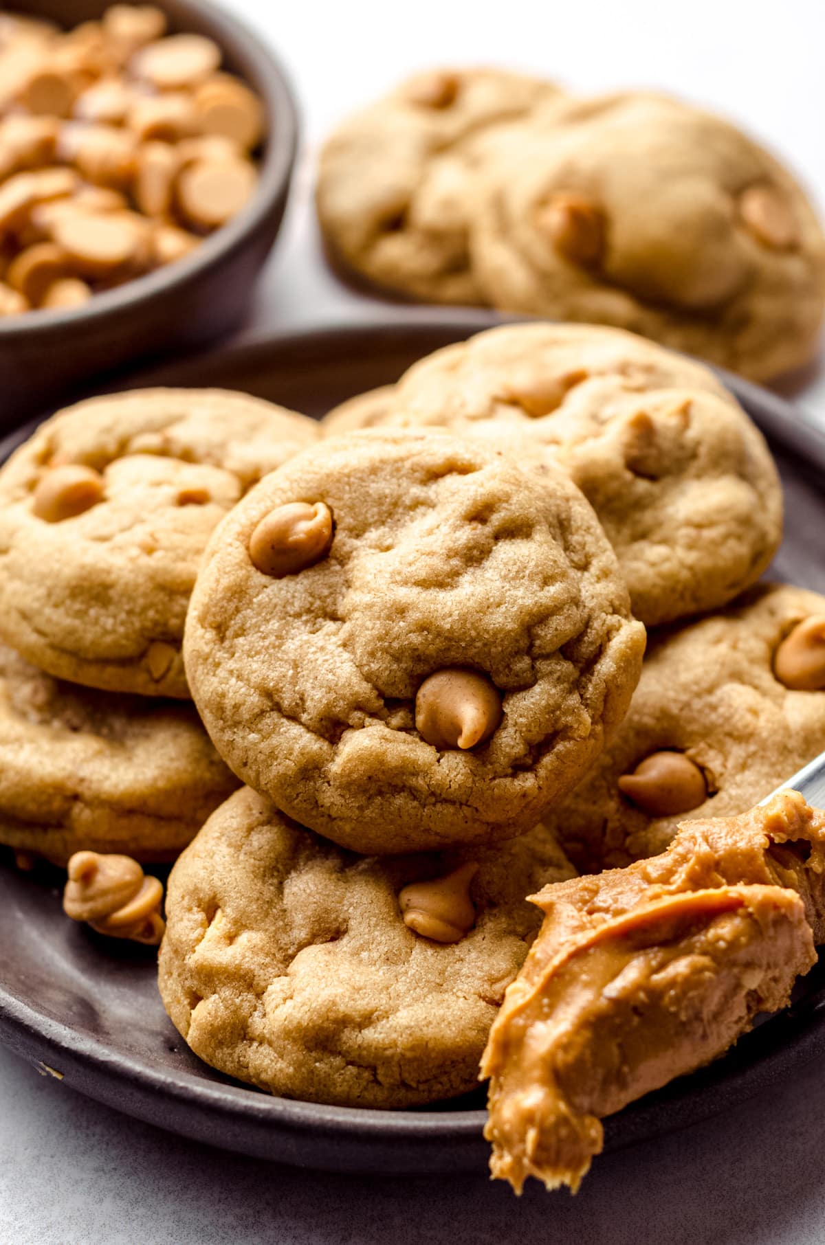 ultimate peanut butter cookies on a plate