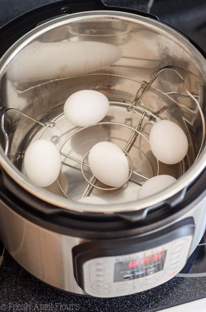 Instant Pot Perfect Hard Boiled Eggs: The 7-7-7 rule gets hard cooked eggs that are easy to peel and the perfect texture every time!