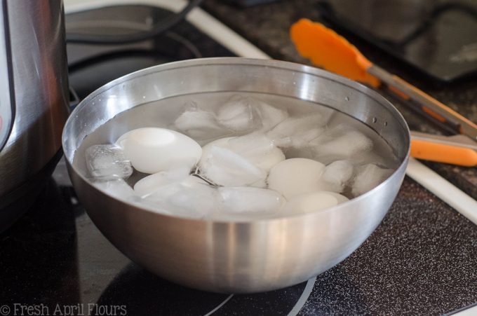 Instant Pot Perfect Hard Boiled Eggs: The 7-7-7 rule gets hard cooked eggs that are easy to peel and the perfect texture every time!