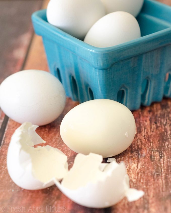 Instant Pot Perfect Hard Boiled Eggs: The 7-7-7 rule gets hard cooked eggs that are easy to peel and the perfect texture every time!