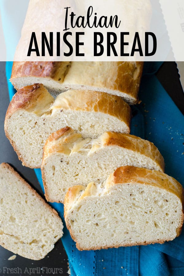 A sweet yeast bread with a tender crumb, flavored with anise extract and dotted with anise seeds. via @frshaprilflours