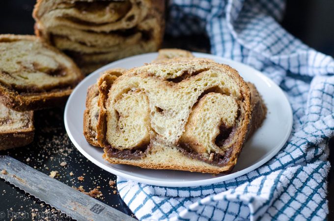 Cinnamon Babka: A simple twisted yeast bread with a cinnamon sugar filling and topped with cinnamon streusel. This loaf of bread tastes like a big cinnamon bun!