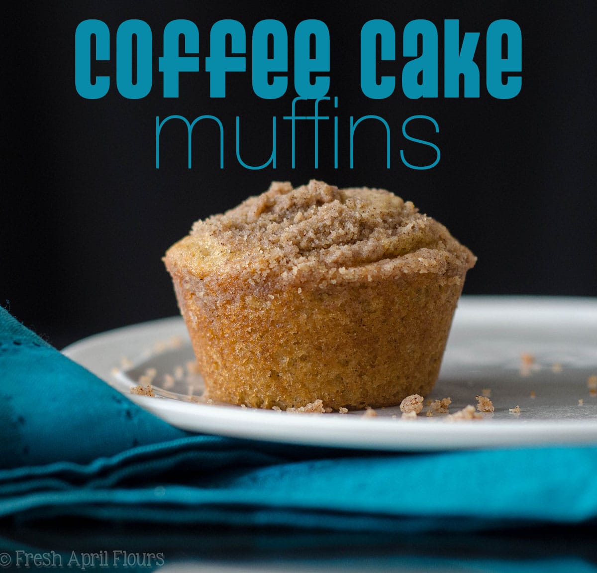 Coffee Cake Muffins: Buttery, brown sugar muffins topped with a cinnamon streusel are everything you love about coffee cake in handheld form!