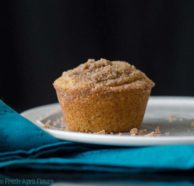 Coffee Cake Muffins: Buttery, brown sugar muffins topped with a cinnamon streusel are everything you love about coffee cake in handheld form!