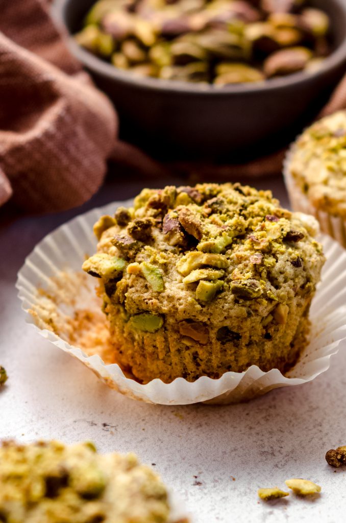 Pistachio Muffins Recipe (No Pudding Mix) Fresh April Flours