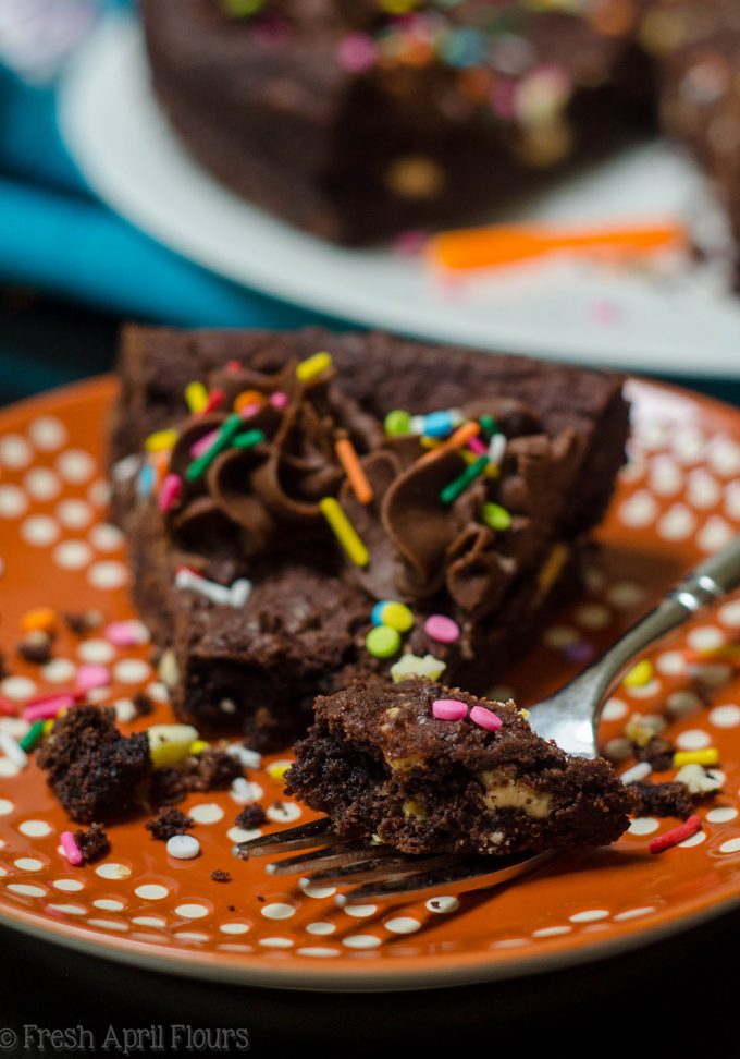 Triple Chocolate Cookie Cake 