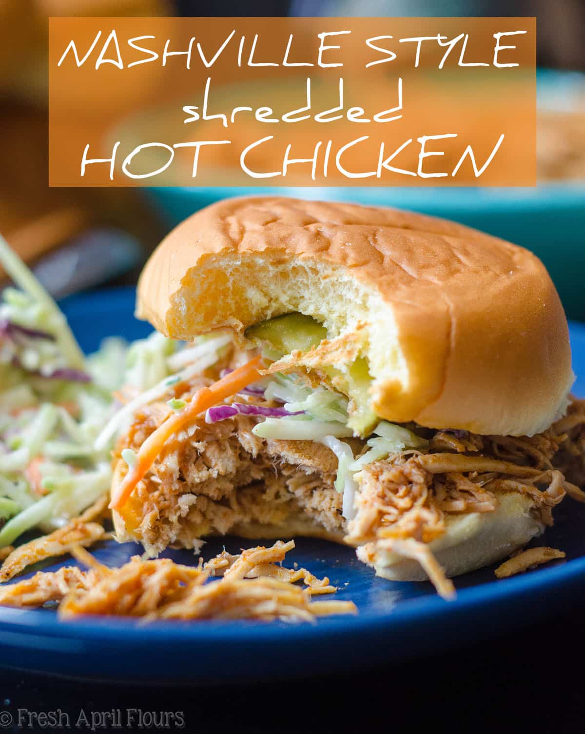 Bring the flavor of the south into your kitchen with an easy, slow cooker shredded chicken recipe inspired by Nashville's iconic "hot chicken."  via @frshaprilflours