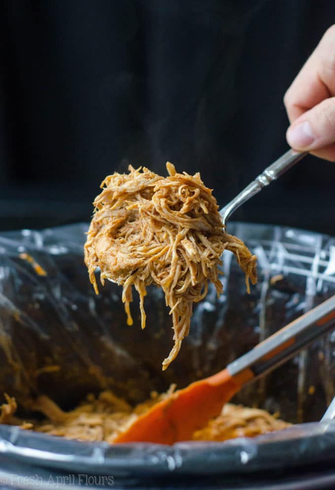 Nashville Style Shredded Hot Chicken: Bring the flavor of the south into your kitchen with an easy, slow cooker shredded chicken recipe inspired by Nashville's iconic "hot chicken."