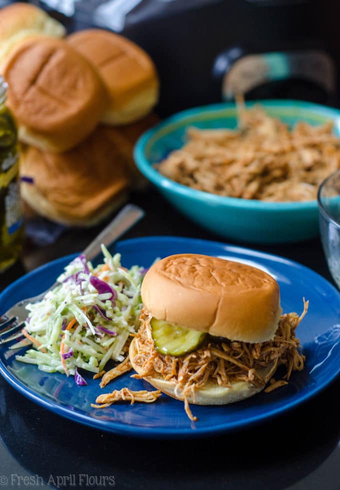 Nashville Style Shredded Hot Chicken: Bring the flavor of the south into your kitchen with an easy, slow cooker shredded chicken recipe inspired by Nashville's iconic "hot chicken."