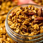 A jar of pumpkin granola.