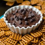 Brownie Batter Dip: A supremely chocolatey dip that is everything you love about brownie batter without the eggs.