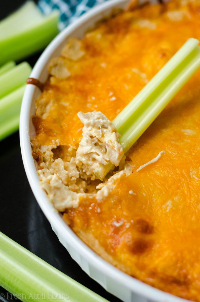 Buffalo Chicken Dip: Everyone should have a good buffalo chicken dip recipe in their back pocket-- consider this easy one for your next dippable occasion!