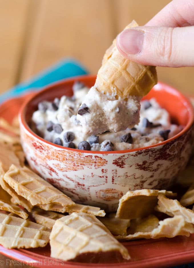 Cannoli Dip: All the taste you love from a cannoli without all the hard work of filling shells. Serve with broken waffle cone pieces for a deconstructed treat.
