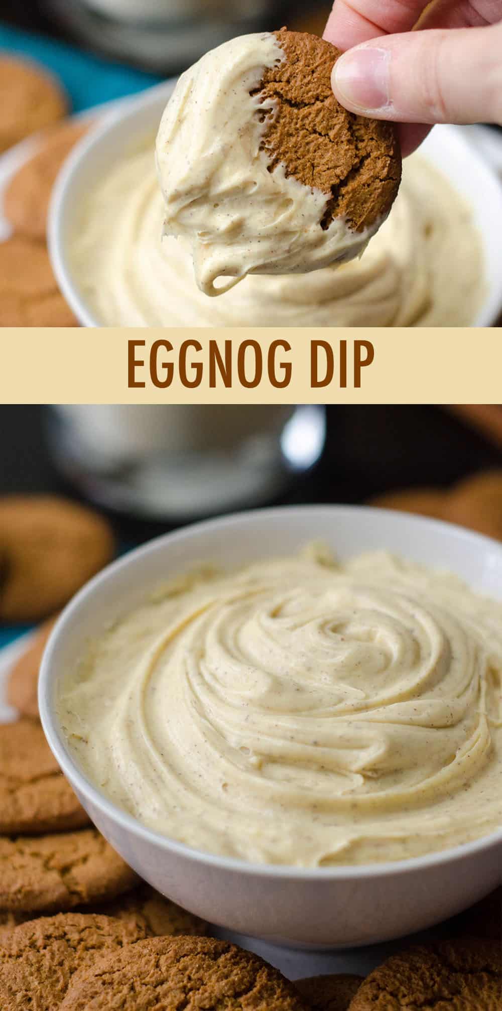 Creamy and perfectly spiced dip reminiscent of the classic Christmas beverage. Add a little rum if you're feeling boozy! via @frshaprilflours