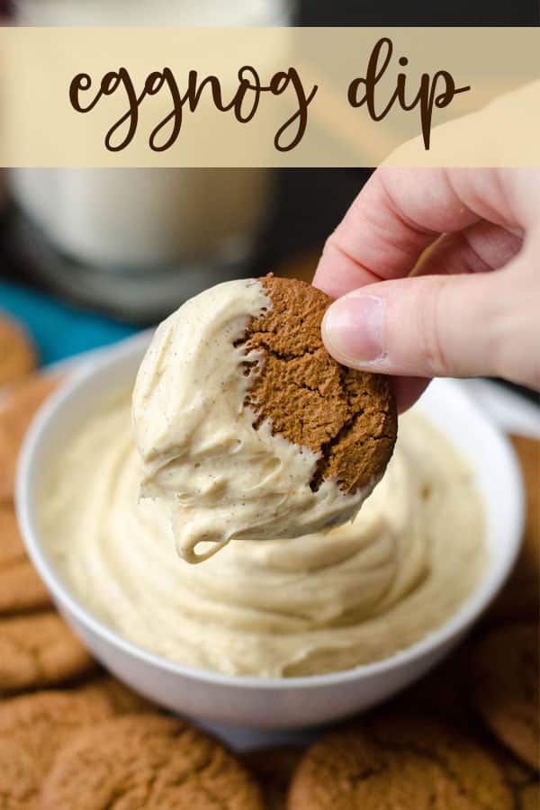 Creamy and perfectly spiced dip reminiscent of the classic Christmas beverage. Add a little rum if you're feeling boozy! via @frshaprilflours