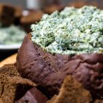 Spinach Dip: A simple creamy cheese dip filled with spinach. Serve it cold or warm it up!