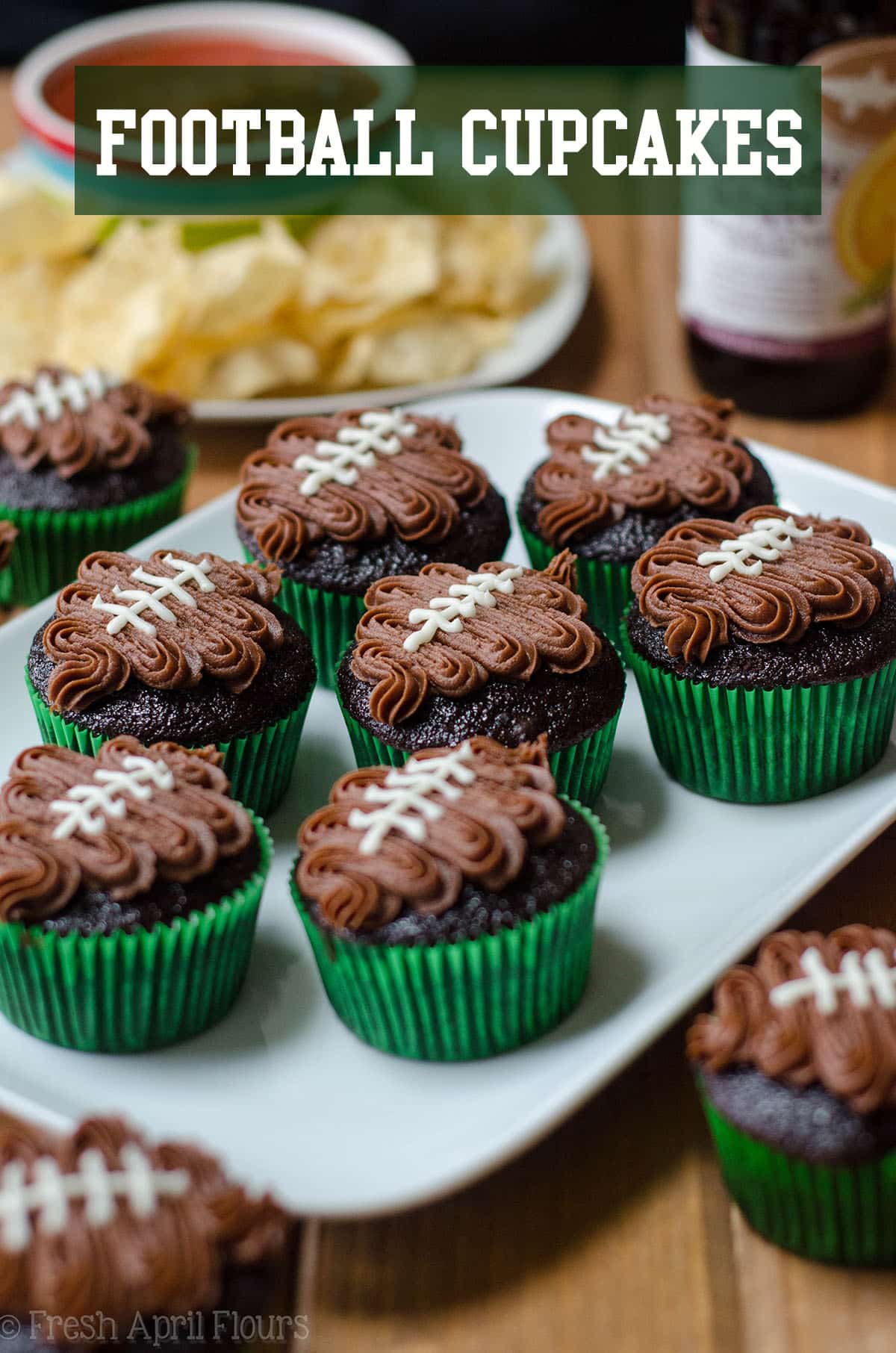 How To Make Football Cupcakes
