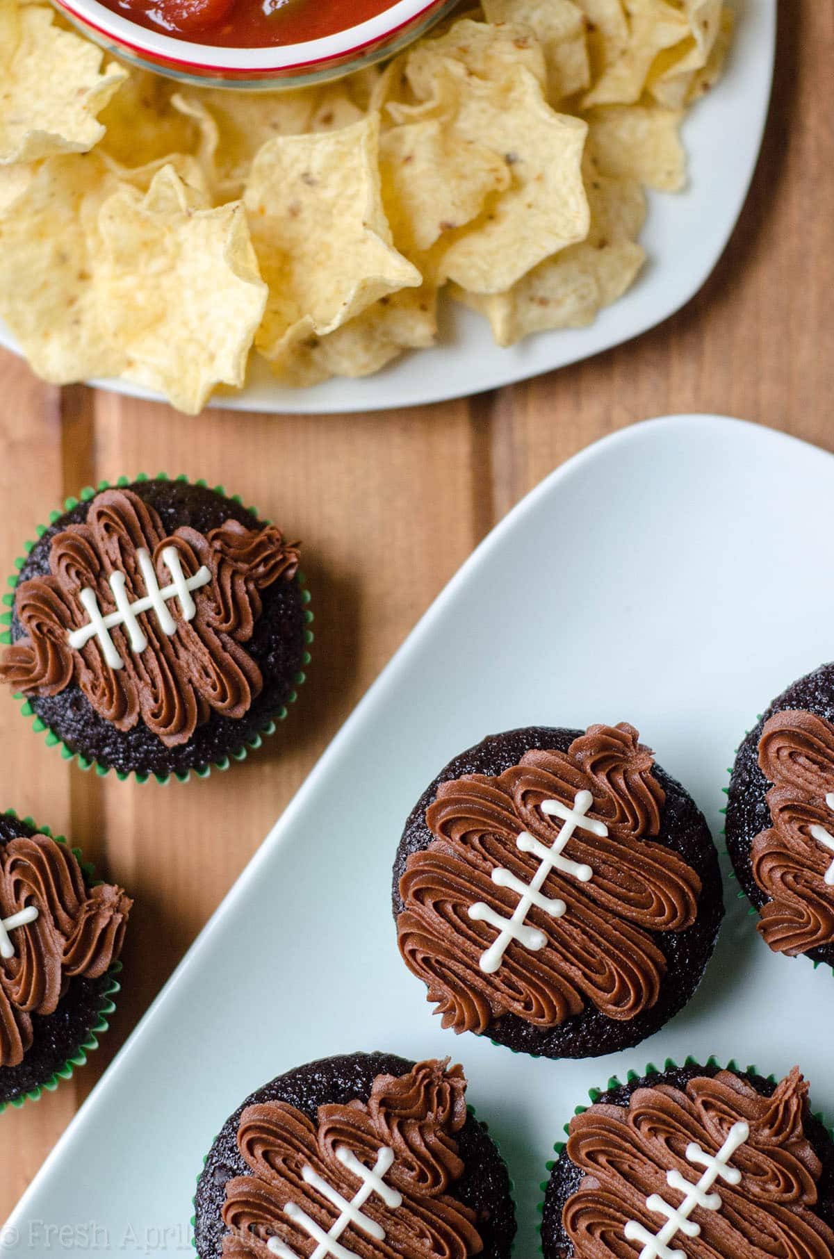 How To Make Football Cupcakes