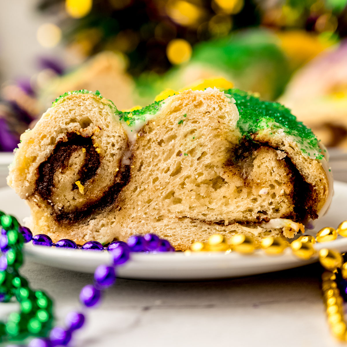 Mardi Gras King Cake Recipe - Fresh April Flours